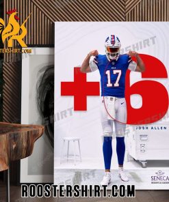 Josh Allen QB1 For 6 Buffalo Bills Poster Canvas