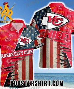 Kansas City Chiefs American Flag New Design Hawaiian Shirt And Shorts