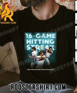 Ketel Marte 16 Game Hitting Streak Arizona Diamondbacks T-Shirt