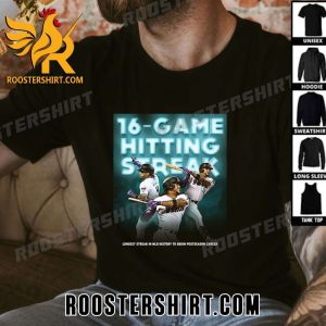 Ketel Marte 16 Game Hitting Streak Arizona Diamondbacks T-Shirt