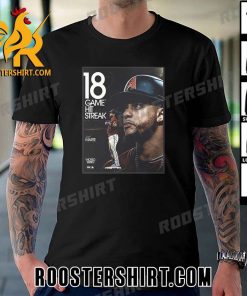 Ketel Marte has broken the MLB record with an 18-game hit streak in Postseason games T-Shirt
