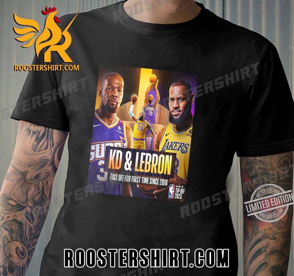 Kevin Durant vs LeBron James Face Off For First Time Since 2018 T-Shirt