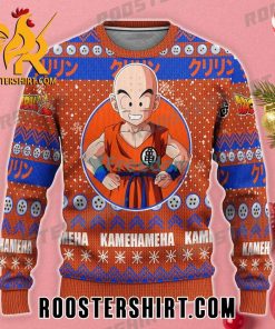 Krillin Anime Christmas Ugly Sweater Gift For Dragon Ball Z Fans