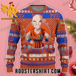 Krillin Anime Christmas Ugly Sweater Gift For Dragon Ball Z Fans