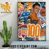 Lando Norris Road To Race 100 Poster Canvas