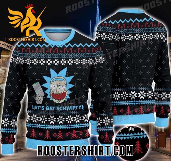 Lets Get Schwifty Rick Sanchez Rick And Morty Ugly Christmas Sweater