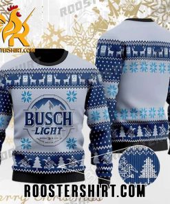 Limited Edition Busch Light Ugly Christmas Sweater Gift For Beer Lover