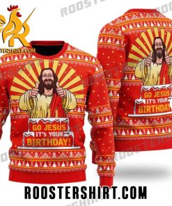 Limited Edition Go Jesus It’s Your Birthday Ugly Christmas Sweater
