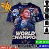 Limited Edition Max Verstappen 2023 Formula 1 World Champion Celebrating Third Star 3D Shirt