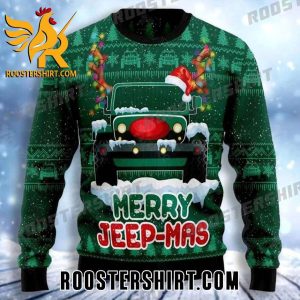 Limited Edition Merry Jeep Mas Ugly Christmas Sweater