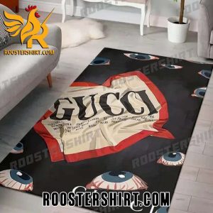 Limited Edition Red eye Horror Gucci Rug Home Decor