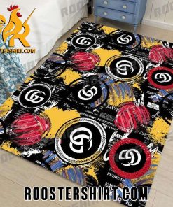 Logo Gucci Rug With Modern Design 2023-2024 Art Style