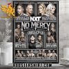 Matching Pairs At NXT No Mercy 2023 Poster Canvas