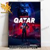 Max Verstappen Race Week Qatar GP 2023 Poster Canvas