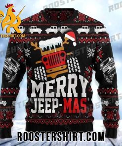 Merry Jeep Mas New Design Jeep Ugly Christmas Sweater