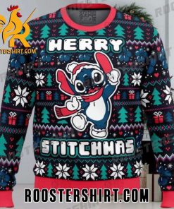 Merry Stitchmas Xmas Pattern Stitch Christmas Sweater