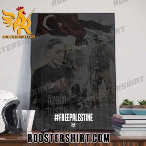 Mesut Ozil Praying for peace Please Stop The War Free Palestine Poster Canvas