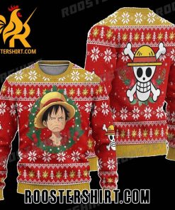 Monkey D Luffy One Piece Anime Ugly Christmas Sweater With New Design