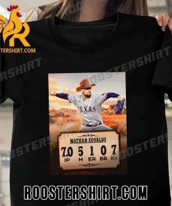 Nathan Eovaldi Achievements Texas Rangers T-Shirt