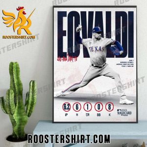 Nathan Eovaldi Go And Take It Texas Rangers Poster Canvas