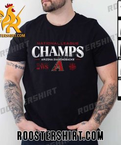 New Design Arizona Diamondbacks 2023 National League Champions Official T-Shirt