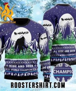 New Design Bigfoot Hide And Seek World Champion Ugly Sweater