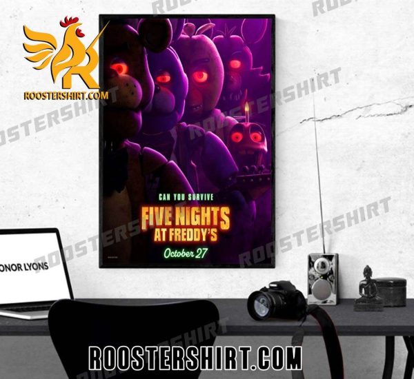New Design Can You Survive Five Nights At Freddy’s Movie Poster Canvas