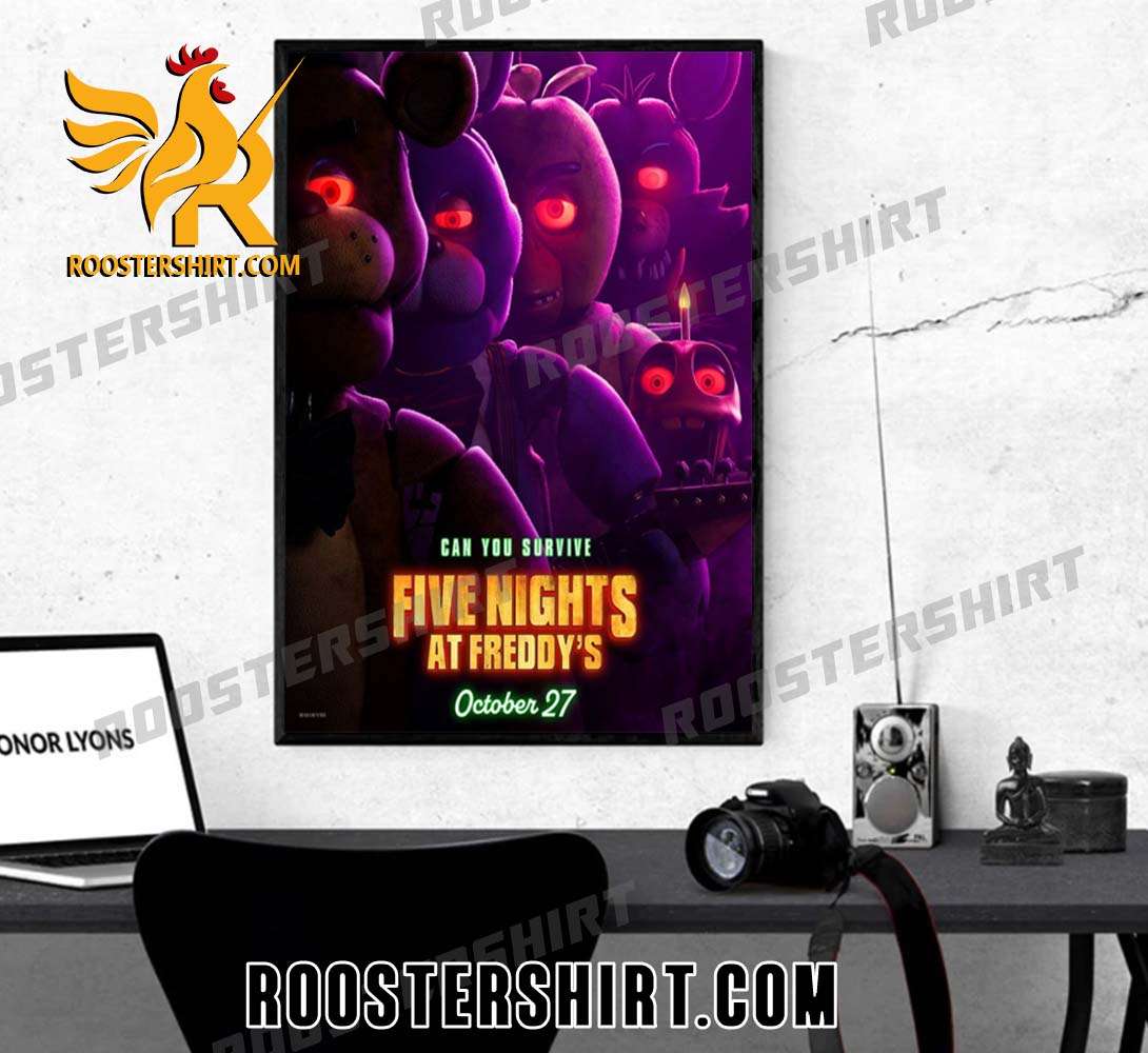 New Design Can You Survive Five Nights At Freddy's Movie Poster Canvas