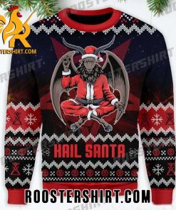 New Design Hail Santa Satanic Ugly Christmas Sweater