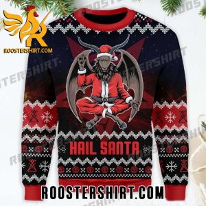 New Design Hail Santa Satanic Ugly Christmas Sweater