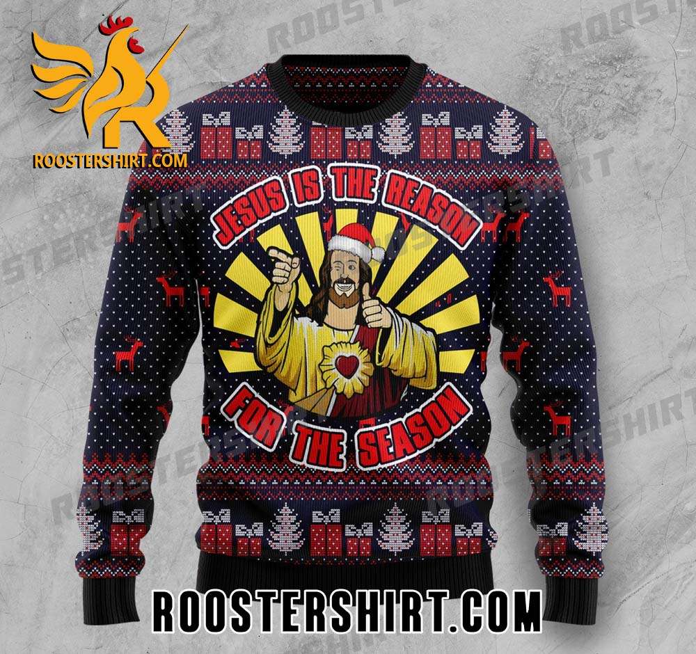 New Design Jesus is the reason for the season ugly christmas sweater