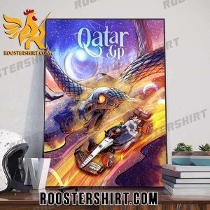 New Design Scuderia AlphaTauri Qatar GP 2023 Poster Canvas
