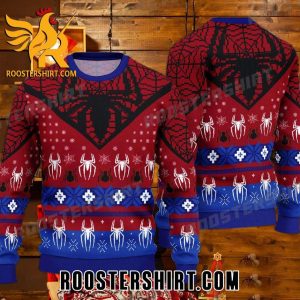 New Design Spider Pattern Ugly Sweater Gift For Spiderman Fans