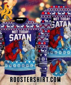 Not Today Santa New Design Satanic Ugly Christmas Sweater