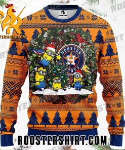 Official Houston Astros Minion Christmas Ugly Sweater