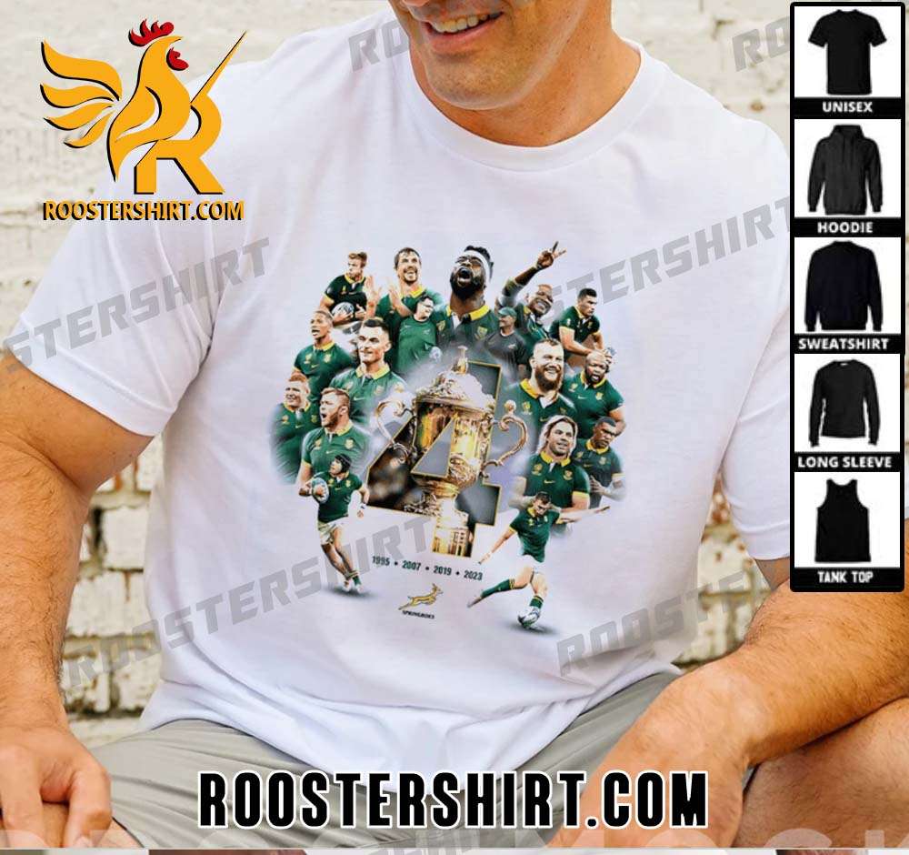 Official South Africa 4th Champion Rugby World Cup Unisex T-Shirt