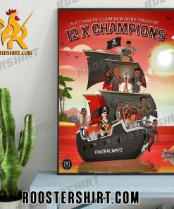 Orlando Pirates Champs 2023 Buccaneers Claim New MTN8 Treasure 12 X Champions Poster Canvas
