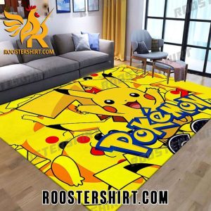Pikachu Cute Pokemon Rug For Living Room