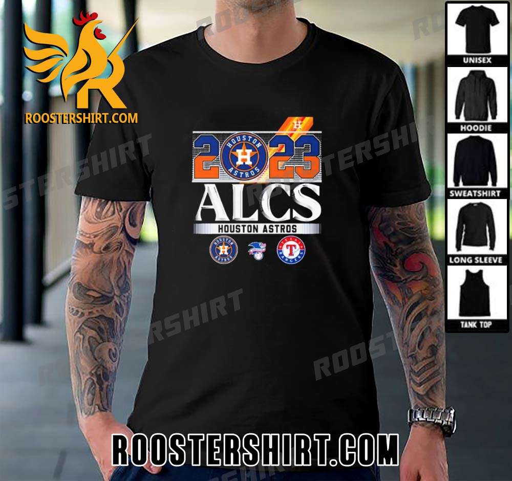 Quality 2023 ALCS Houston Astros vs Texas Rangers American League Unisex T-Shirt