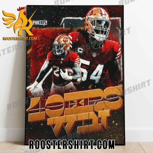 Quality 49ers Win Against Cowboys In NFL New Design Poster Canvas