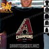Quality A Logo Arizona Diamondbacks 2023 National League Champions Unisex T-Shirt