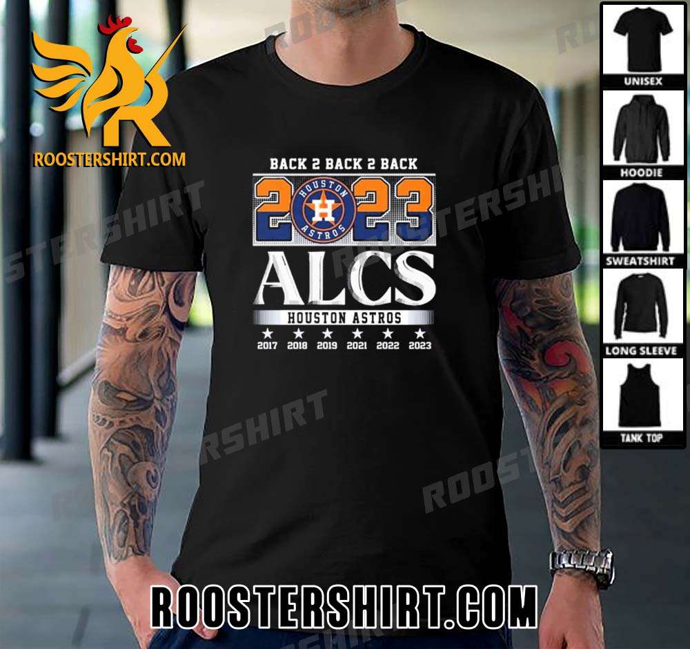 Quality Back 2 Back 2 Back Houston Astros ALCS Winner Unisex T-Shirt