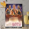Quality Back To Back 2022 2023 WNBA Champions Are Las Vegas Aces Poster Canvas