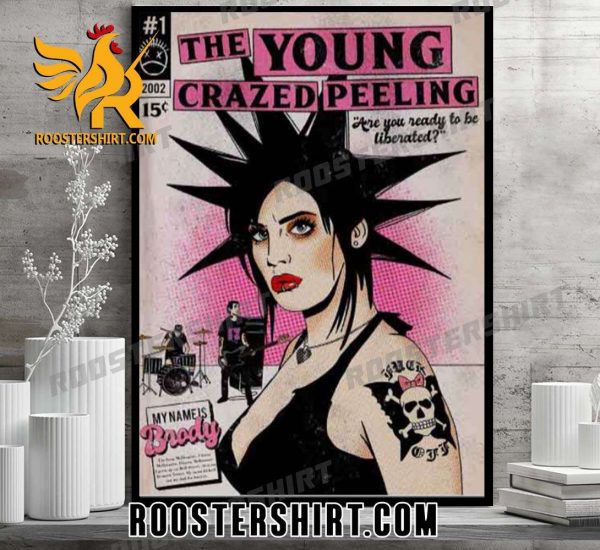 Quality Brody Dalle The Young Crazed Peeling Poster Canvas
