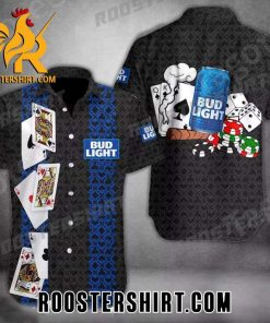 Quality Bud Light Poker Blackjack Hawaiian Shirt