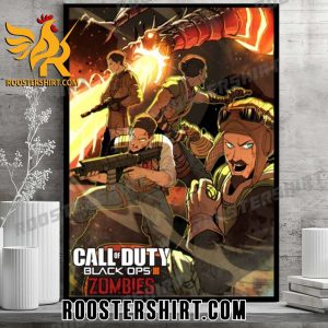 Quality Call Of Duty Black Ops III Zomebies Character Fan Art Poster Canvas