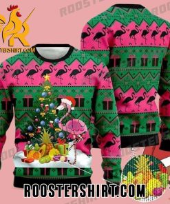 Quality Flamingo Christmas Tree Ugly Christmas Sweater