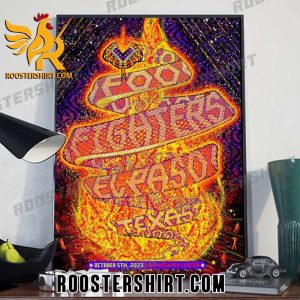 Quality Foo Fighters El Paso Texas Poster Canvas