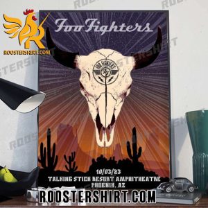 Quality Foo Fighters Talking Stick Resort Amphitheater Phoenix AZ Poster Canvas
