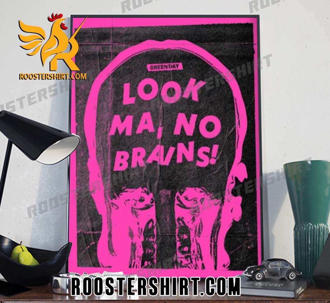 Quality Green Day New Song Look Ma No Brains Poster Canvas